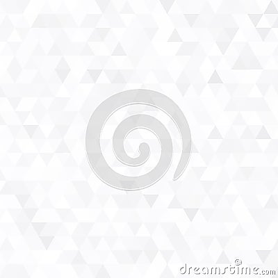 Abstract vector gray triangle background. Geometric white texture pattern Vector Illustration