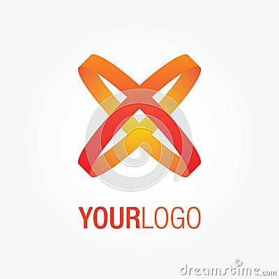 Abstract vector logo, for your company. Vector Illustration