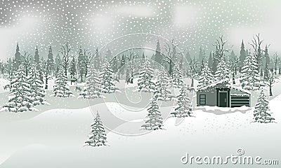 Abstract Christmas background. Vector Illustration