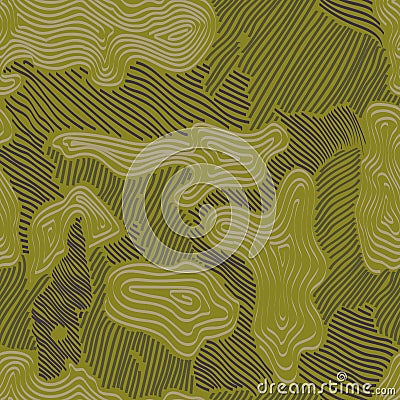 Abstract Vector Military seamless Camouflage Background different greens colors Stock Photo