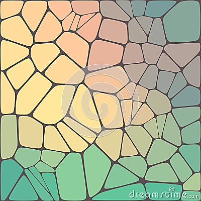 Abstract vector mosaic colorful background Vector Illustration