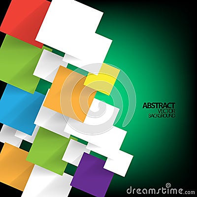 Abstract vector note background Vector Illustration