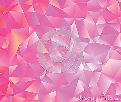 Abstract vector polygonal background. Low poly triangular pattern. The best graphic resourse for your design works. Vector Illustration