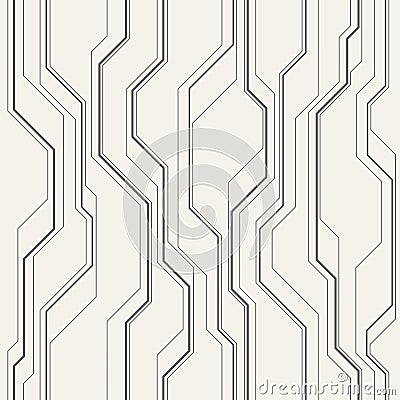 Abstract vector seamless pattern with lines. Vector Illustration