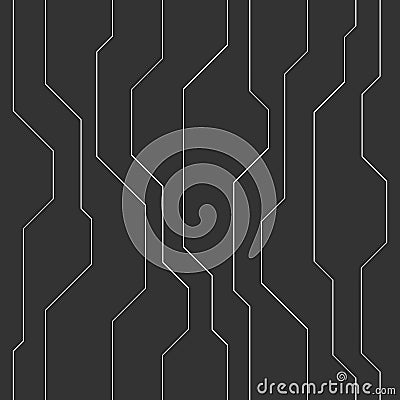 Abstract vector seamless pattern with lines. Vector Illustration