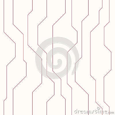 Abstract vector seamless pattern with lines. Vector Illustration