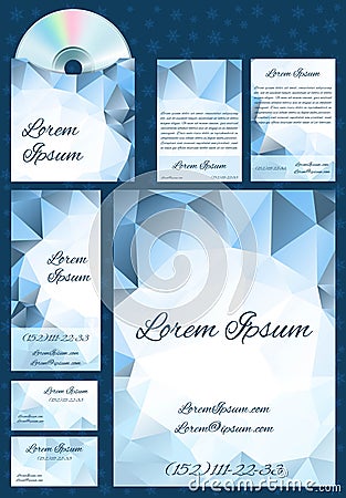 Abstract vector set for business. Vector Illustration