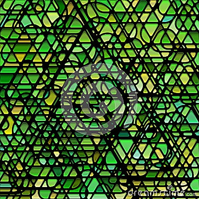 abstract vector stained-glass mosaic background Vector Illustration
