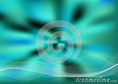 Abstract teal background whit design elements, turquoise gradient texture backdrop Vector Illustration