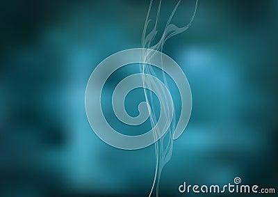 Abstract teal background whit design elements, turquoise gradient texture backdrop Vector Illustration
