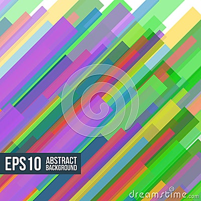 Abstract vector transparent multicolored background Vector Illustration