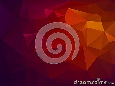 Abstract vector triangles background Stock Photo