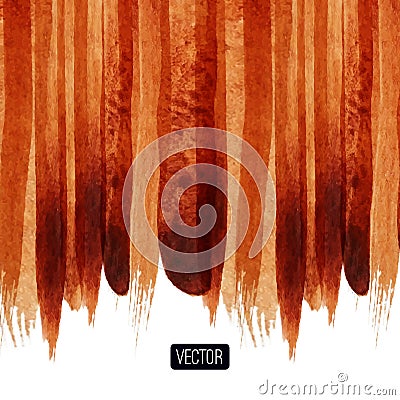 Abstract vector watercolor background. Many brush Vector Illustration