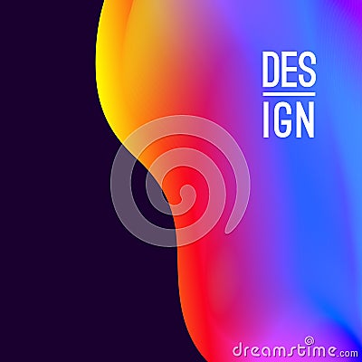 Abstract vibrant background design. Neon colors and bright colorful splashes. Vector illustration. EPS 10. Vector Illustration