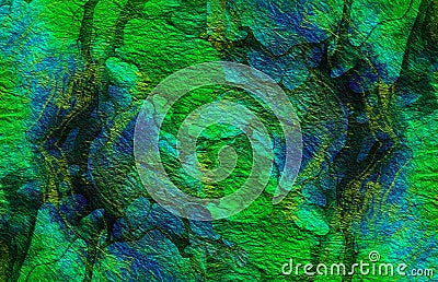 Abstract vibrant green blue texture, Background Stock Photo