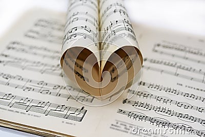 Abstract view of music. Stock Photo