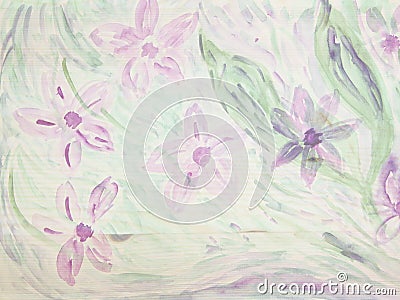 Abstract vintage floral background made with color filters Stock Photo