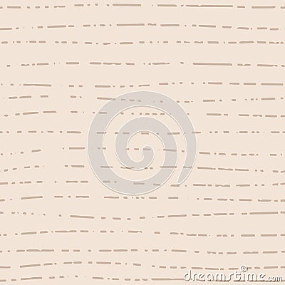 Abstract vintage texture seamless pattern, imitation of canvas or linen, beige background, editable vector illustration for decora Vector Illustration