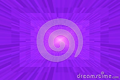 Abstract violet and pink gradient background. Rectangular blocks in perspective. Mosaic pattern Light at the end of the tunnel Stock Photo