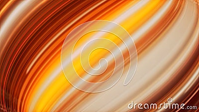 Abstract visualization of the energy moving through cables of an orange color. Animation. Electric circuit fiber of Stock Photo