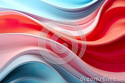 abstract and visually captivating wavy background filled with vibrant and colorful patterns. Stock Photo