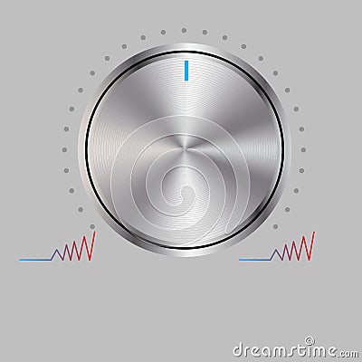 Abstract volume control.Vector Vector Illustration