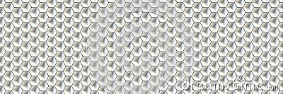 Abstract wall tiles texture background Hexagonal shape 3D Cartoon Illustration