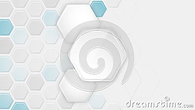 Abstract wallpaper or pc desktop easy background with hexagonal structure. Vector Illustration