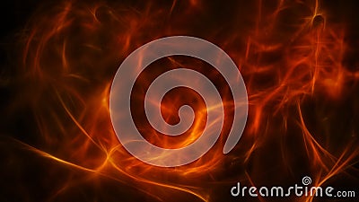 Abstract warm background with soft flames Stock Photo