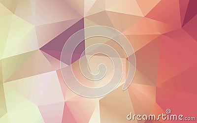 Abstract warm polygon wallpaper Stock Photo