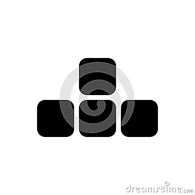 Abstract WASD button on keyboard. Isolated Vector Illustration Vector Illustration