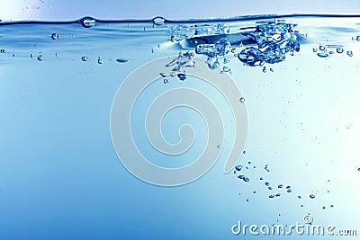 Abstract Water bubble drops splash background Stock Photo