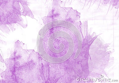 Water colour brush stroke graphic effect Stock Photo