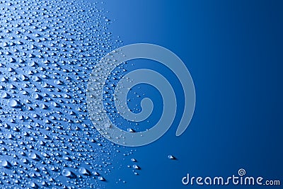 Abstract Water Drops Background with copy space Stock Photo