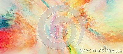 Abstract watercolor art painting. Colorful creative background Stock Photo