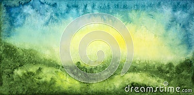 Abstract watercolor background Stock Photo