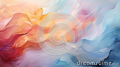 Abstract watercolor brushstrokes creating a dynamic and artistic seamless pattern Stock Photo