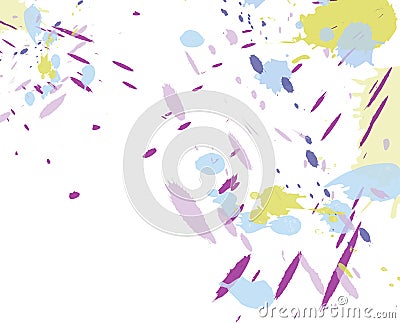 Abstract watercolor drops background Stock Photo