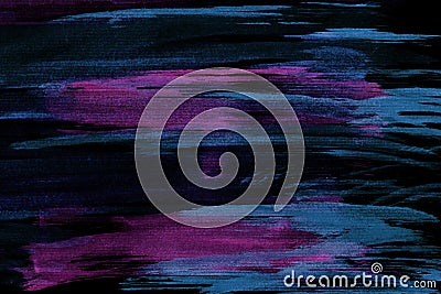 Abstract watercolor hand-painted texture, brush smears, stripes Stock Photo