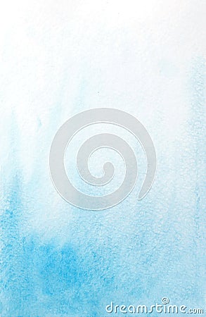 Abstract watercolor light blue background Vector Illustration