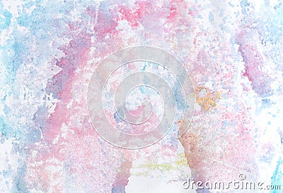 Abstract watercolor splash paper background. Colorful decorative texture. Stock Photo