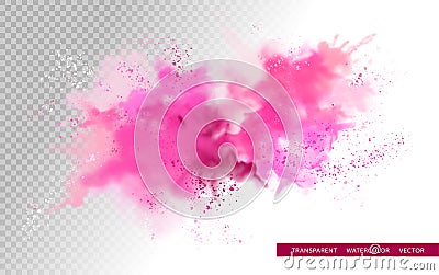 Abstract Watercolor Splash Vector Illustration