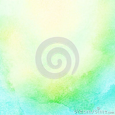 Abstract watercolor sun and sunlight Stock Photo