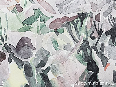 Abstract watercolor texture, handmade grunge Stock Photo