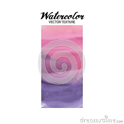 Abstract watercolor texture Vector Illustration