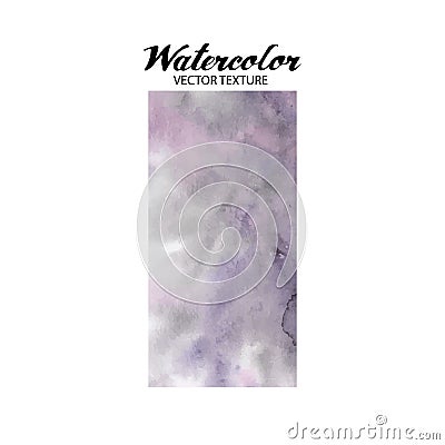 Abstract watercolor texture Vector Illustration