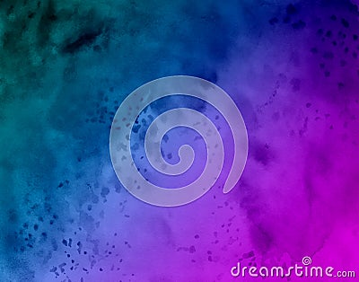 Abstract watercolor background, wallpaper gradient color, cloudy Stock Photo