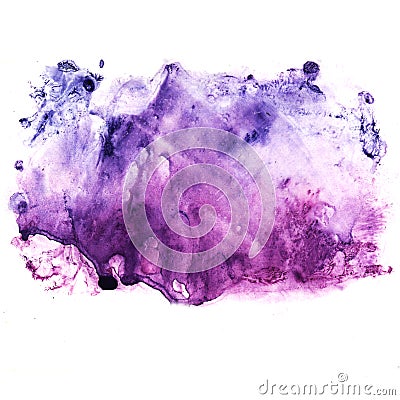 Abstract Watercolor on white background Stock Photo