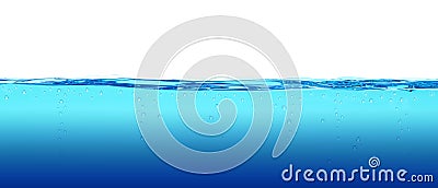 Abstract waterline background with white copy space Stock Photo