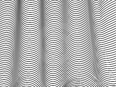 Abstract wav, line pattern background. Striped repeating texture Cartoon Illustration